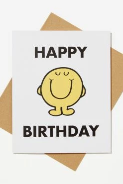 Typo Mr. Men Nice Birthday Card