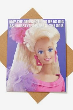 Typo Barbie Nice Birthday Card