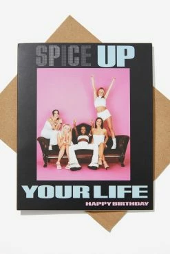 Typo Spice Girls Nice Birthday Card