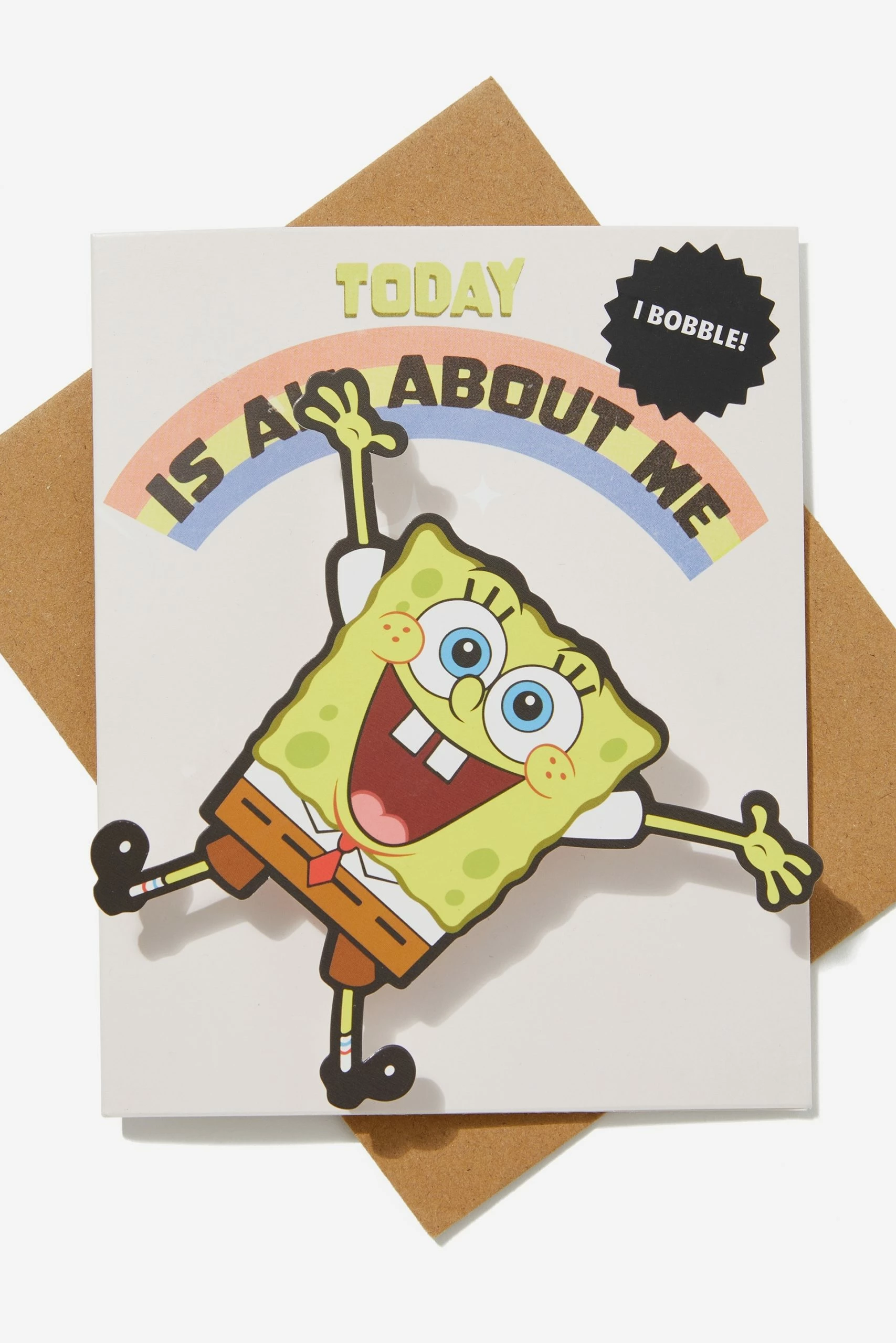 Typo SpongeBob Nice Birthday Card 1 Typo SpongeBob Nice Birthday Card