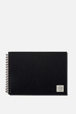 Typo A4 Spiral Sketch Book