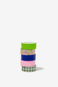 Typo Washi Tape 5Pk
