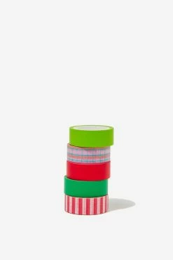 Typo Washi Tape 5Pk
