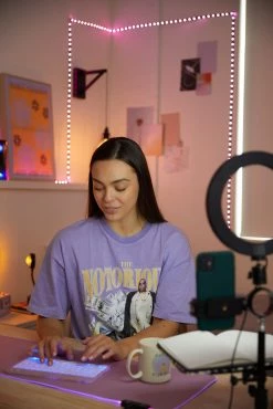 Typo Led Desktop Mouse Pad