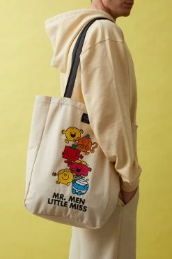 Typo Mr. Men Stitched Up Tote