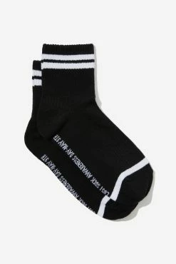 Typo Womens Quarter Crew Sock