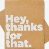 Typo Thank You Card